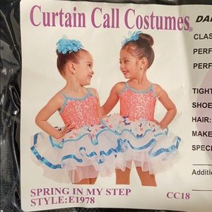 Curtain Call Costumes spring in my step tutu XS